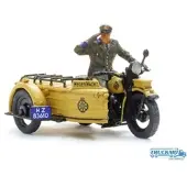 Artitec Fertigmodell ANWB Pannenhilfe Motorrad mit Beiwagen 387.485