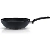 Fissler Adamant / Aluminium Wokpfanne beschichtet (26 cm – 3,8 L) große Asia Bratpfanne, antihaftend, kratzfest, Germany - Induktion