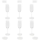 Excelsa Set Mit 6 flöten Bardolino Glas 21 cl transparent