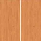 Winwall Duschrückwand Aluverbund Kirschbaum, 2-er Set, 2500x1250 mm