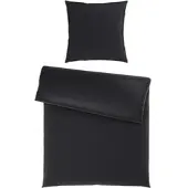 Premium Living Bettwäsche Xenia Uni XL Schwarz ca. 155x220cm