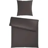 Premium Living Bettwäsche Xenia Uni Anthrazit ca. 135x200cm