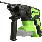 Greenworks 3803007, Ohne Schlüssel, Schwarz, Grün, Bürstenloser Motor, 2,4 cm, 2 J, 1,3 cm