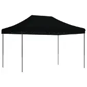 Syfax Partyzelt Faltbar Pop-Up Schwarz 410x279x315 cm