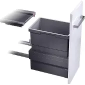 Hailo 3608311 Abfallsorter 30 Liter CARGO SYNCHRO ab 30 cm Schrankbreite