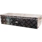 Novio Anhänger-Aufbewahrungsbox aus Aluminium Werkzeugkasten Aluminium 760x310x190