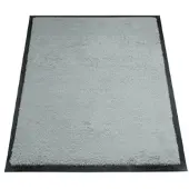 Miltex Schmutzfangmatte Eazycare Style, eckig, antistatisch, UV-beständig, waschbar, High-Twist-Nylon & Niltrilgummi, 850 x 3000 mm, verkehrsgrau