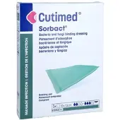 Cutimed Sorbact Saugkompressen 10x10 cm 5 St