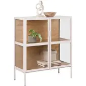 Momax Vitrine Amy Eichefarben/Beige