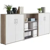 Mid.You Aktenschrank Office Edition Sw Sonoma Eiche/Weiß
