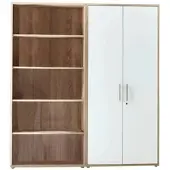 Mid.You Aktenschrank Office Edition Sw Sonoma Eiche/Weiß