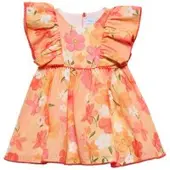Abel & Lula Sommerkleid 5020 Orange Regular Fit