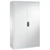 OTTO Office Stahlschrank mit Flügeltüren 120 x 195 cm grau, 120x195x50 cm