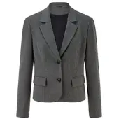 Peter Hahn Jersey-Blazer grau, 38