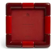 &k amsterdam &klevering - Rift Bilderrahmen, 13 x 13 cm, burgundy