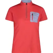 CMP T-Shirt mit halbem Reißverschluss, Damen | Größe M