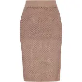 Dreimaster Women Skirt in taupe | Gr.: M/L