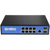 Ernitec 8 Ports Gigabit PoE Switch