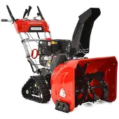HECHT Schneefräse Benzin 9666 | 66,5 cm Arbeitsbreite | 252 cm³ Hubraum | Griffheizung | Elektrostarter | 54 cm Arbeitshöhe | LED