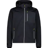CMP MAN Jacket Zip Hood titanio mel-antracite (40UU) 54