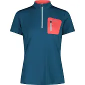 CMP T-Shirt mit halbem Reißverschluss, Damen | Größe 2XL