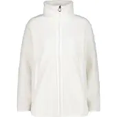 CMP HighLoft Damen Sweat Jacke mit Kunstpelz weiss weiss 36