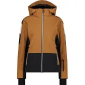 CMP Damen Skijacke Jacket Zip Hood Braun 36