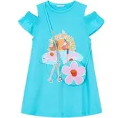 Mayoral Sommerkleid 3941 Blau Regular Fit