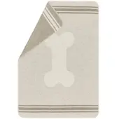 David Fussenegger Hundedecke 'Bones' 70 x 90 cm Rauch- Beige