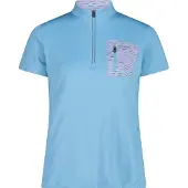 CMP T-Shirt mit halbem Reißverschluss, Damen | Größe L