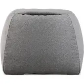 Freistil Rolf Benz - 173 Pouf, Ø 55 cm, signalgrau (1050)