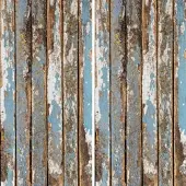 Winwall Duschrückwand Aluverbund Altholz türkis, 2-er Set, 2500x1250 mm