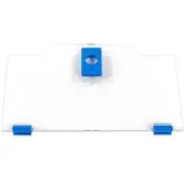 Proregal 10x Cover Hoch | Inkl. Verschlussset blau | BxT 30x40 cm