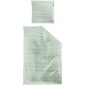 Irisette Seersucker Bettwäsche Easy 8659 155x220 cm + 80x80 cm grün