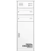 Knobloch Paketkasten KNOBOX 14 mit zwei Briefkästen, Sprech- & Klingelsystem