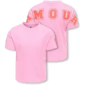 ONLY Shirt "Amoura" in Rosa - 122/128