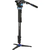 Benro Video-Einbeinstativkit Alu A48FD + Videoneiger S6Pro +
