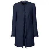 Bonprix Longblazer 1 eleganter Bouclé-Look, Regular Fit, mit langem Arm
