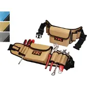 YOUR PERFECT CASE YPC BG00015BKSD - "ProBelt" Werkzeuggürtel, Sand-Schwarz, 130x58x16cm