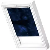 Velux Verdunkelungsrollo Kids Universum manuell Rahmen weiß DKL MK04 4653SWL