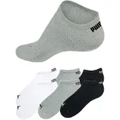 Puma Unisex Sneakersocken, 6er Pack - Sneaker Plain ECOM 6P, Logo, einfarbig