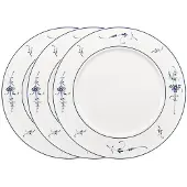 Villeroy & Boch Speiseteller "Platzteller Vieux Luxembourg ø 30,5 cm 3er Set weiß-blau"