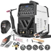 Stahlwerk Schutzgasschweißgerät AC/DC WIG 200 Puls ST – Vollausstattung – IGBT-Inverter mit AC-Modus, MMA bis 200 A, 2T/4T-Modus, Alu & Dünnblech
