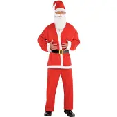 Amscan Erwachsenenkostüm Weihnachtsmann Anzug Grösse L