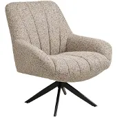 Ebuy24 Dora Sessel Drehfunktion grau.