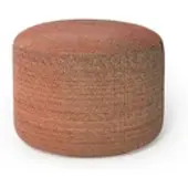 Nanimarquina - Shade 1A Outdoor-Pouf, medium, Ø 60 x 43 cm, rot