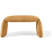 Nanimarquina - Folded Bank, medium, 97 x 45 cm, karamell
