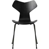 Fritz Hansen - Grand Prix Stuhl, schwarz / Esche schwarz gefärbt