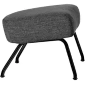 Softline - Havana Fußhocker, schwarz / Vision dunkelgrau (439)