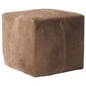 Muubs - Bronx Pouf, 50 x 50 cm, braun
